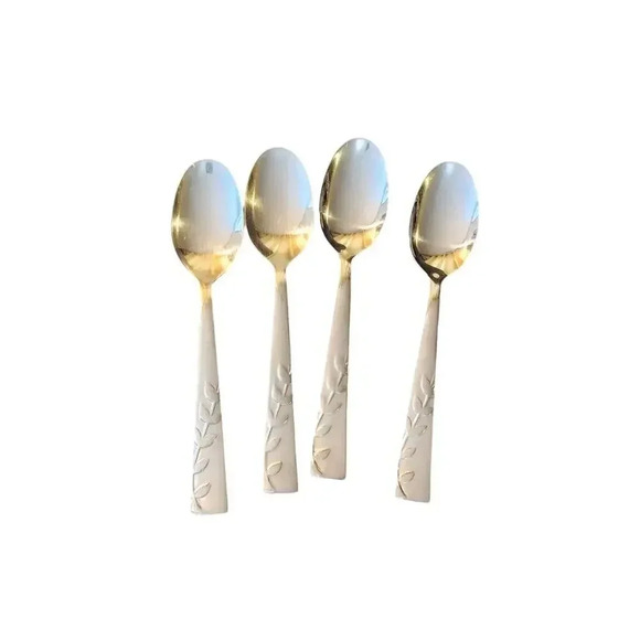 CAMBRIDGE Flatware Ivy Leave 22 Piece Fork Spoons Butter Knives Set Not Complete - Picture 5 of 8